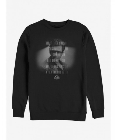 Dr. Malcolm Man Creates Dinosaur Sweatshirt $12.10 Sweatshirts