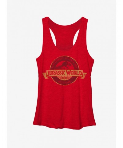Jurassic World Genetically Altered Logo Girls Tank Top $10.36 Tops