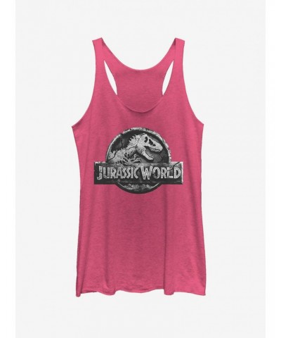 Jurassic World Fallen Kingdom Logo Girls Tank $8.29 Tanks