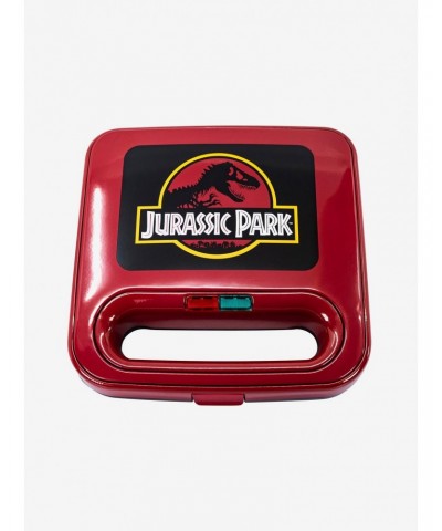Jurassic Park Grilled Cheese Maker Panini Press and Compact Indoor Grill $20.17 Grills